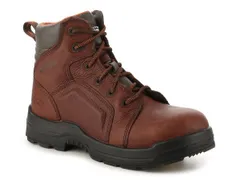 ロックポート メンズ シューズ ブーツ・レインブーツ Rockport More Energy Work Boot Dark Brown ブラウンのサムネイル