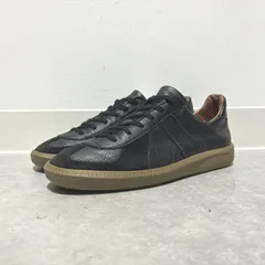 REPRODUCTION OF FOUND　レザー GERMAN MILITARY TRAINER  スニーカー ブラック リプロダクション オブ ファウンド  23㎝のサムネイル