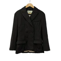 FENDI(フェンディ) ジャケット サイズ38 S レディース - ダークブラウン 長袖/ROMA/秋/冬のサムネイル