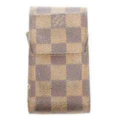 ルイヴィトン LOUIS VUITTON ダミエ エテュイ シガレットケース タバコケース ロゴ 茶 ブラウン N63024 /AE ■GY18のサムネイル