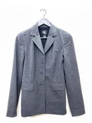 Calvin Klein カルバンクライン テーラードジャケット size 0 (XS)/グレー ■■レディースのサムネイル