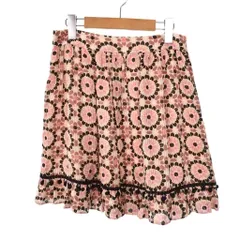ケイトスペード KATE SPADE ミニスカート フレア 花柄 2 ピンク NJMU8962 ■FYのサムネイル