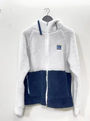 HELLY HANSEN ヘリーハンセン ファイバーパイル サーモフーディ ボア ジャケット size L /白・紺 ◆■◎メンズのサムネイル