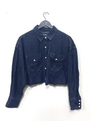 Wrangler ラングラー mystic 別注 ショートシャツジャケット デニム シャツ sizeF/紺 インディゴ ■■レディースのサムネイル