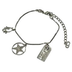 Dior ネックレス マルチチャーム スター ロゴ シルバー - メルカリ