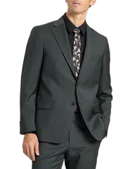 テッドベーカー レディース アウター ジャケット・ブルゾン Ted Baker Wrightwill Modern Fit Suit Jacket Olive オリーブのサムネイル