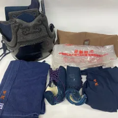 剣道 防具一式 面 小手 胴 道着 剣術 武士 武具 鎧  垂 7点セットのサムネイル