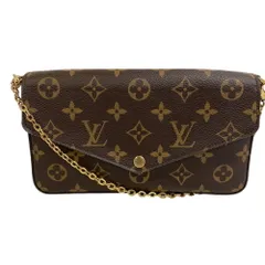 LOUIS VUITTON ルイヴィトン ビトン M61276 ポシェットフェリシー モノグラム チェーウォレット ショルダーバッグ カバン 鞄 斜めがけ 肩掛け ブランド ブラウン レディースのサムネイル