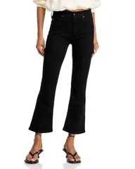 エージー レディース ボトムス デニムパンツ ブーツカット クロップド ブーツ ジーンズ AG Farrah Mid Rise Cropped Bootcut Jeans Alchemyのサムネイル