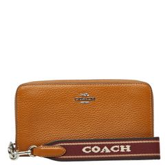 COACH カード入 マルチカラー レザー ジップポーチ | Mercari