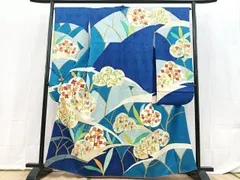 平和屋着物■豪華振袖　草花文　金銀彩　正絹　逸品　BAAX9164ycのサムネイル