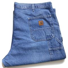 Carhartt FR デニムペインターパンツ ワイド バギー 古着 - メルカリ
