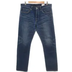 ブルーワーク BLUE WORK デニムパンツ ジーンズ 32 青 ブルー ウォッシュ加工 /NL ■ECF004のサムネイル