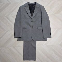 未使用タグ付き✨Navy PREMIUM デニムライク ストレッチスーツ L