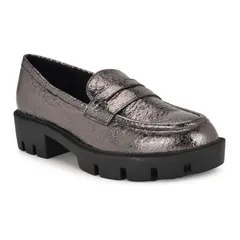 ナインウェスト レディース シューズ スリッポン・ローファー Nine West Maibel WomenslipOn Loafers Pewter ピューターのサムネイル