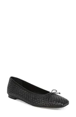 ヴィンス レディース シューズ パンプス Vince Darla Weave Ballet Flat Black ブラックのサムネイル
