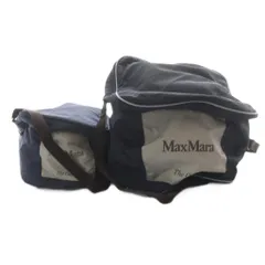 マックスマーラ MAX MARA The cube ショルダーポーチ 2個セット 黒 ブラック 紺のサムネイル