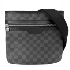 ルイヴィトン ショルダーバッグ メンズ ダミエグラフィット トマス 肩掛け 斜め掛け かばん 鞄 LOUIS VUITTON N58028 ブラック 黒 シルバー金具【中古品】のサムネイル