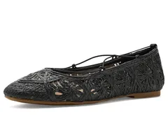 ラッキーブランド レディース シューズ サンダル Lucky Brand Tennyr Crochet Ballet Flat Black ブラックのサムネイル