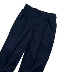 USA製 90s Polo by Ralph Lauren ラルフローレン 2タック 裾ダブル スラックス トラウザーズ パンツ /ネイビー系 メンズ ヴィンテージのサムネイル
