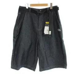 ザノースフェイス THE NORTH FACE デニム ハーフパンツ ショートパンツ 80 紺 ネイビー 無地 NS6NQ5OJ /AP21のサムネイル