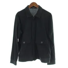 ジョセフオム JOSEPH HOMME ジップアップジャケット 上着 46 黒 ブラック 襟付き 長袖 ポケット付き /AP39 ■GY28のサムネイル