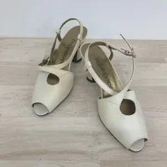 イヴサンローラン/YSL サンダル 35 (22.5cm相当) アイボリー系/白系 レディース ヒール パンプス リーガルコーポレーション製[OB04251]のサムネイル