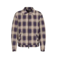 ゲス メンズ アウター ジャケット・ブルゾン ウール Guess Plaid Wool Jkt Sn54 BrownCheck L12E チェックのサムネイル