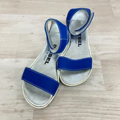 DIESEL/ディーゼル アンクルストラップ サンダル ブルー×シルバー イタリア製 レディース[OB04262]のサムネイル