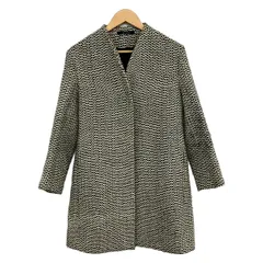 JOHN BULL(ジョンブル) コート サイズM レディース美品  黒×白 冬物のサムネイル