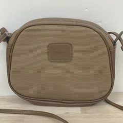 美品 GUY LAROCHE/ギ ラロッシュ ショルダーバッグ ブラウン/茶色 ロゴプレート 斜め掛け カバン/鞄 レディース[ON01049]のサムネイル