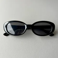 新品 送料無料 | OVAL SUNGLASSES | BLACK × SMOKE | TD-5061 | オーバルフレーム | サングラス | ブラックフレーム | スモークレンズ | 鯖江 | UV99%カットのサムネイル
