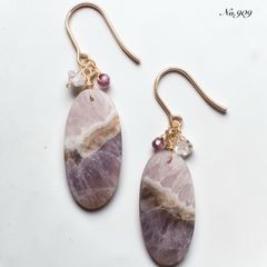 14kgf シルキーサファイア　スピネルピアス 14kgf シルキーサファイア スピネルピアス - メルカリ