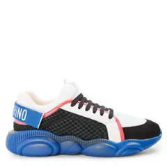 モスキーノ メンズ シューズ スニーカー Moschino Mens LowTop Trainers Black ブラックのサムネイル