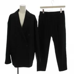 ジャーナルスタンダード JOURNAL STANDARD セットアップ 上下 スーツ ジャケット パンツ 黒 ブラック ダブルブレスト 長袖 無地 /LP33のサムネイル