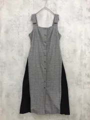 NINE ナイン 903050408 ジャンスカ プリーツ ワンピース size1/グレンチェック ■■◎レディースのサムネイル