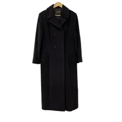 CalvinKlein(カルバンクライン) コート サイズ6 M レディース ダークブラウン 長袖/ロング丈/肩パッド/冬物のサムネイル