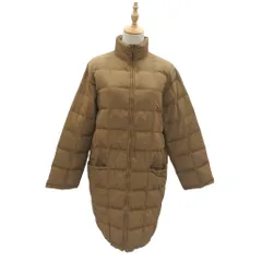 マックスマーラ ウィークエンドライン MAX MARA WEEKEND LINE 中綿コート ロング丈 38 茶 ブラウン スタンドカラー キルティング /MA4 ■GY74のサムネイル