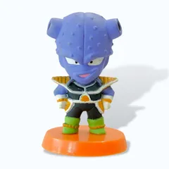 ドラゴンボールZ アニメヒーローズ 其之二 最強の宇宙人・フリーザ編 キュイ 2008年頃 ミニビッグヘッドフィギュアのサムネイル