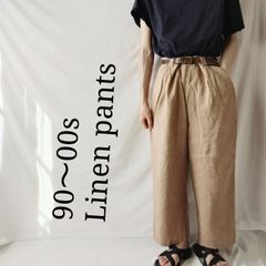 90s vintage unknown極太 レーヨン リネン スラックス 絣柄 90s vintage unknown極太 レーヨン リネン スラックス 絣柄 - メルカリ