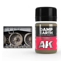 AKインタラクティブ ウェザリング塗料 ダンプアース 35ml AK078のサムネイル