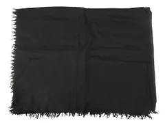 トリココムデギャルソン tricot COMME des GARCONS コットン カシミヤ 大判 ストール ショール 黒 ブラック  ☆AA★のサムネイル