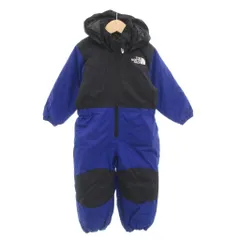 ザノースフェイス THE NORTH FACE スノースーツ スノーワンピース カバーオール 90 ロゴ 中綿 青 ブルー 黒 ブラック NSJ61910 /AE ■GY14のサムネイル