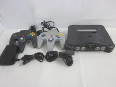  中古品 ゲーム NINTENDO 64 本体 NUS-001 グレー 動作日 本体のみ 周辺機器付きのサムネイル