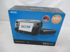 【まとめ売り 中古品】 ゲーム Wii U 本体 WUP-101 ブラック 動作品 箱付きのサムネイル
