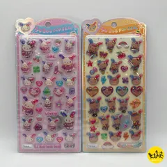 サンリオ うるちゅるポップシール ウサハナ/コギャル ウサハナ/ポップギャル【2点 まとめ売り】のサムネイル