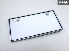 ワールドオープンプレート WAP-LM2-01 字光式ナンバープレート ナンバーフレーム 中型用 12V仕様車 1枚 穴間約21cm 即納のサムネイル
