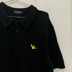マーク・ゴンザレス ワッペン ロゴ 半袖 ブークレ ニット カラーTシャツのサムネイル