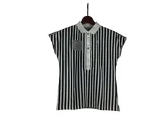【中古ゴルフウェア】【超美品】Munsingwear(マンシングウェア) ノースリーブポロシャツ Mのサムネイル