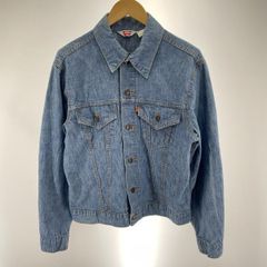 中古】LEVI'S PEANUTS デニムジャケット 青 サイズM 背中プリント接げ